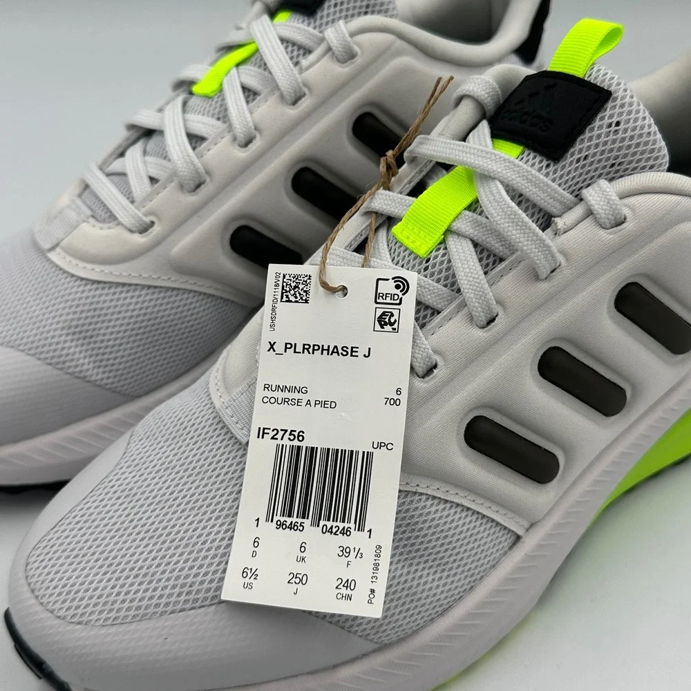 Adidas X_PLRPHASE J IF2756 NIB Kids 6.5Y / Women's 7.5 Runner‎ Shoes Neon NIB